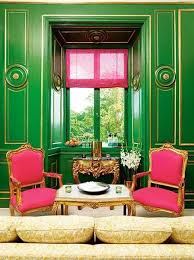 pink and green room french living room