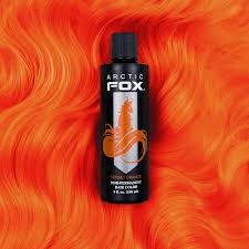 Here is the step by step transformation tutorial to help you go from blonde to a pretty pastel silver hair with arctic fox hair color! Sunset Orange Arctic Fox Dye For A Cause