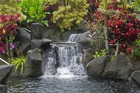homemade garden waterfalls