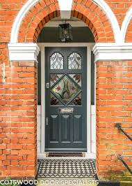 Edwardian Slate Grey Front Door With