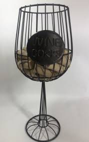 Wine Glass Cork Collector Metal Wire