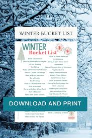 age winter bucket list 45 fun