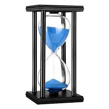 60 Minutes Wood Sand Hourglass Clock