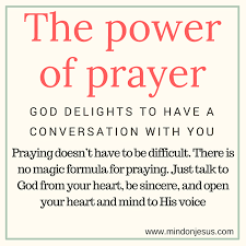 the power of prayer how to pray to