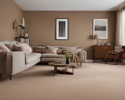 what color carpet goes with brown walls