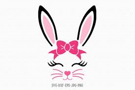 My first easter svg cut files Bunny Svg Easter Svg Boy Girl Cute Easter Bunny Svg Cute Easter Bunny Easter Bunny Bunny Face