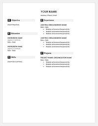 You can find some in the google docs. 29 Free Resume Templates For Microsoft Word How To Make Your Own