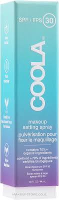 coola face makeup setting spray spf 30