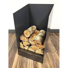 Compact Steel Firewood Log Basket