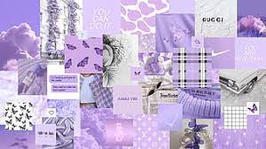 cute pastel purple hd wallpaper