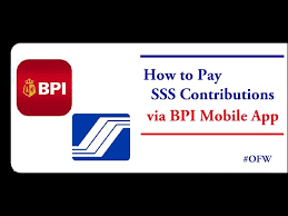 pay sss contributions using bpi mobile