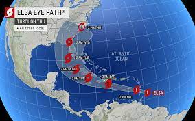 Hurricane Elsa Develops in the Atlantic ...