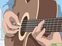 play guitar with long nails