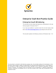 Enterprise Vault Best Practice Guide Manualzz Com