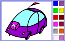 Coloriage et dessin voiture gratuit à colorier et à imprimer pour les enfants sur 123coloriage.fr. Voiture Coloriages En Ligne De Voitures Toupty Com