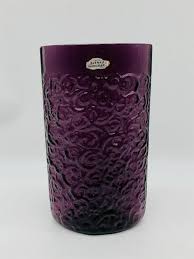 Vintage Blenko Textured Glass Vase At