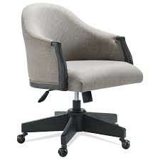 An adjustable desk chair without wheels, as you would expect, will normally cost more than a stationary one. Riverside Furniture Regency Traditional Upholstered Rolling Desk Chair A1 Furniture Mattress Office Task Chairs