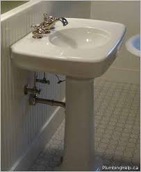 The thing with plumbing tasks is that they are usually a long process. Pin By Sherri Wageman On Cally Brando S Half Bath Ideas Pedestal Sink Small Bathroom Sinks Sink