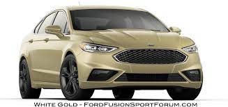 2017 Ford Fusion Sport White Gold