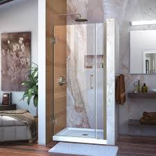 Frameless Hinged Shower Door