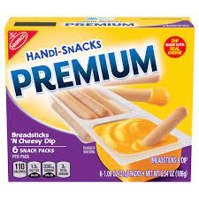 handi snacks premium breadsticks n