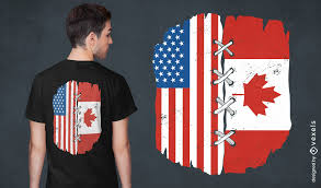 american flags t shirt design