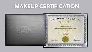 makeup artist certification