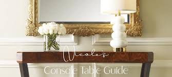 How To Style A Console Table Interior