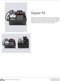 Geyser P4 En