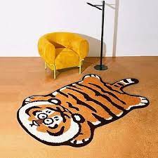 cartoon tiger rug non slip bedside