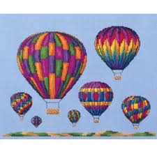 Mary Hickmott Designs Beautiful Balloons Counted Cross Stitch Chart