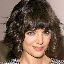 Get inspired and discover the top short bob haircuts with bangs ideas for 2020 with our collection of the best looks to try now. Katie Holmes Short Curly Bob Hairstyle Hairstyles Weekly