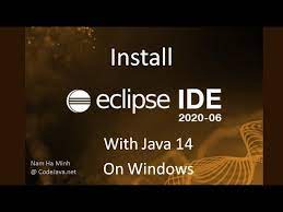 install eclipse ide 2020 06 with java
