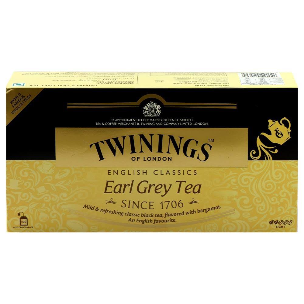 Twining earl grey tea bags 100pcs product image