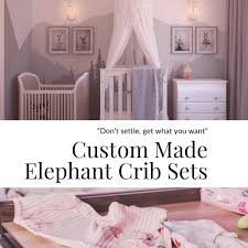 Elephant Crib Sets Unique Custom