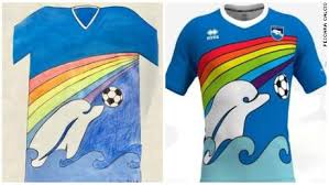 From a typical fisherman's sweater used on the island of jersey. Italian Soccer Club Pescara Picks Boy S Jersey Design Cnn