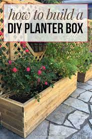 How To Build A Large Diy Planter Box
