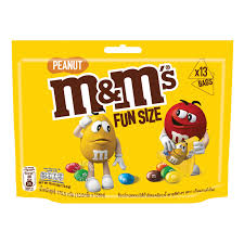 m m s chocolate cans peanut funsize