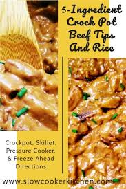 crock pot beef tips and gravy