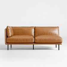 Wells Left Arm Leather Sofa Reviews