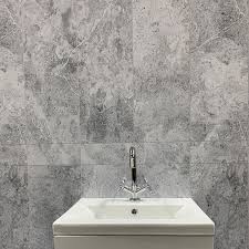 Bathroom Wall Cladding Grey Stone