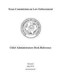 Texas Commission On Law Enforcement Pages 1 23 Text