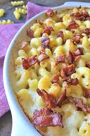 cheesiest mac and cheese with bacon