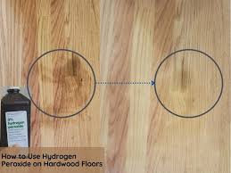 hydrogen peroxide on hardwood floors