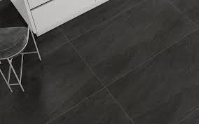 seamless black tile floors for your