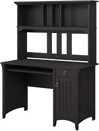 Hutches are nifty attachments on desks that allow for extra storage and writing space. Amazon Com Bush Furniture Salinas Small Computer Desk With Hutch Vintage Black Furniture Decor