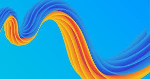 abstract design using a wave pattern