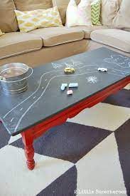 Chalkboard Paint To Make A Table Stand