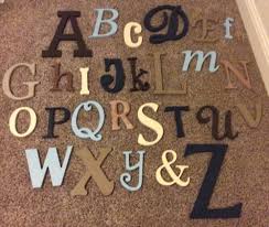 Alphabet Wooden Letter Wall Decor