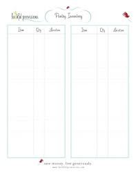 Jewelry Inventory Free Awesome Printable Templates List